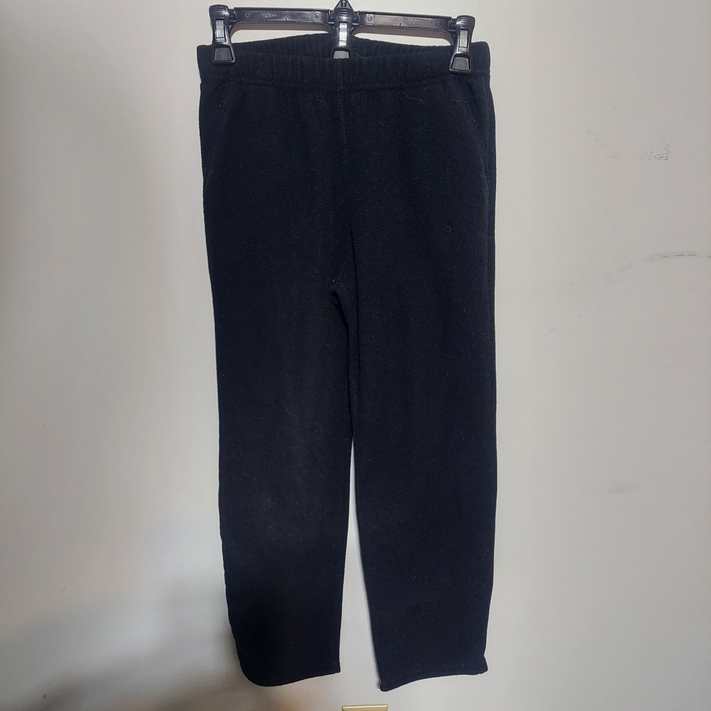 Patagonia Kids Large L Charcoal Gray Microfleece Joggers Sweatpants Boys Girls - Picture 2 of 10
